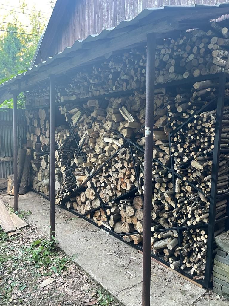 Дровник уличный из металла для дачи и частного дома Дровник уличный из металла для дачи и частного дома
